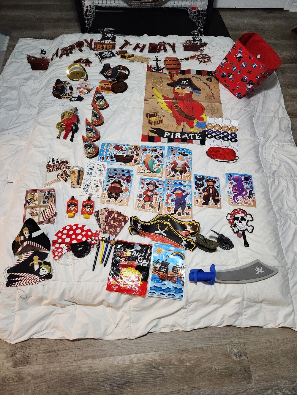 Kids Pirate Birthday Party Set /Decoration